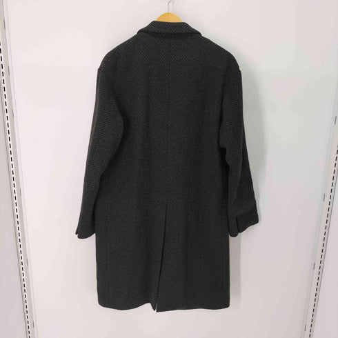 ハレ HARE BISHU 尾州 ヘリンボーン チェスターコート メンズ JPN:L